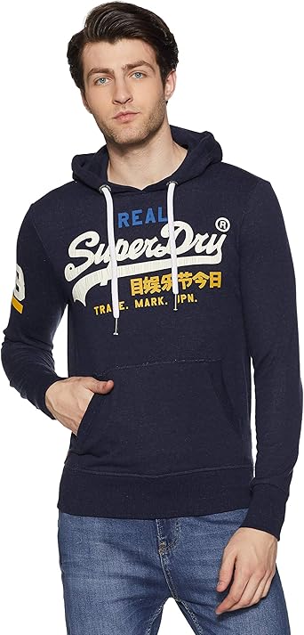 blue superdry jumper