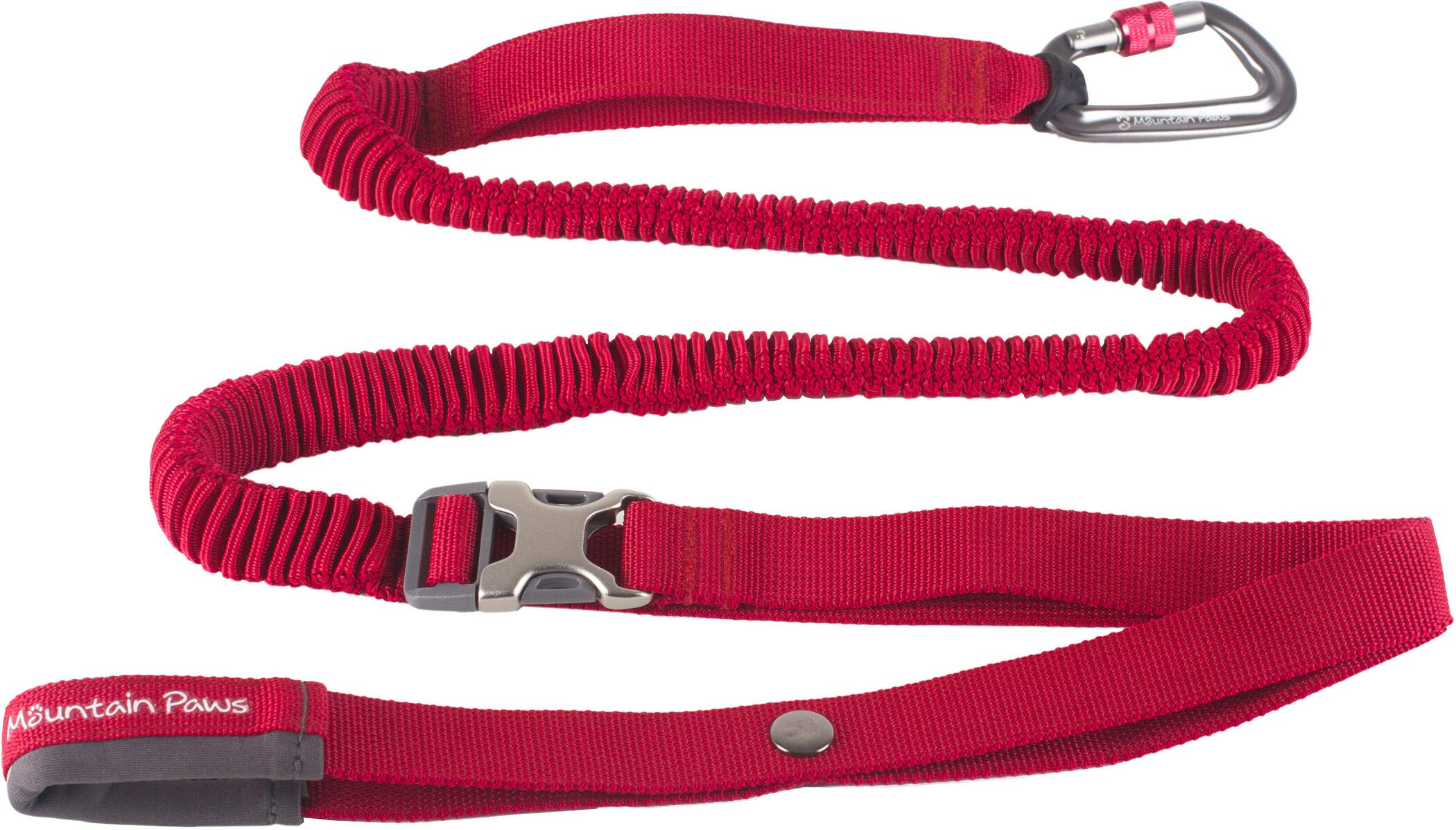 Mountain Paws Shock Absorber Dog Lead, Red