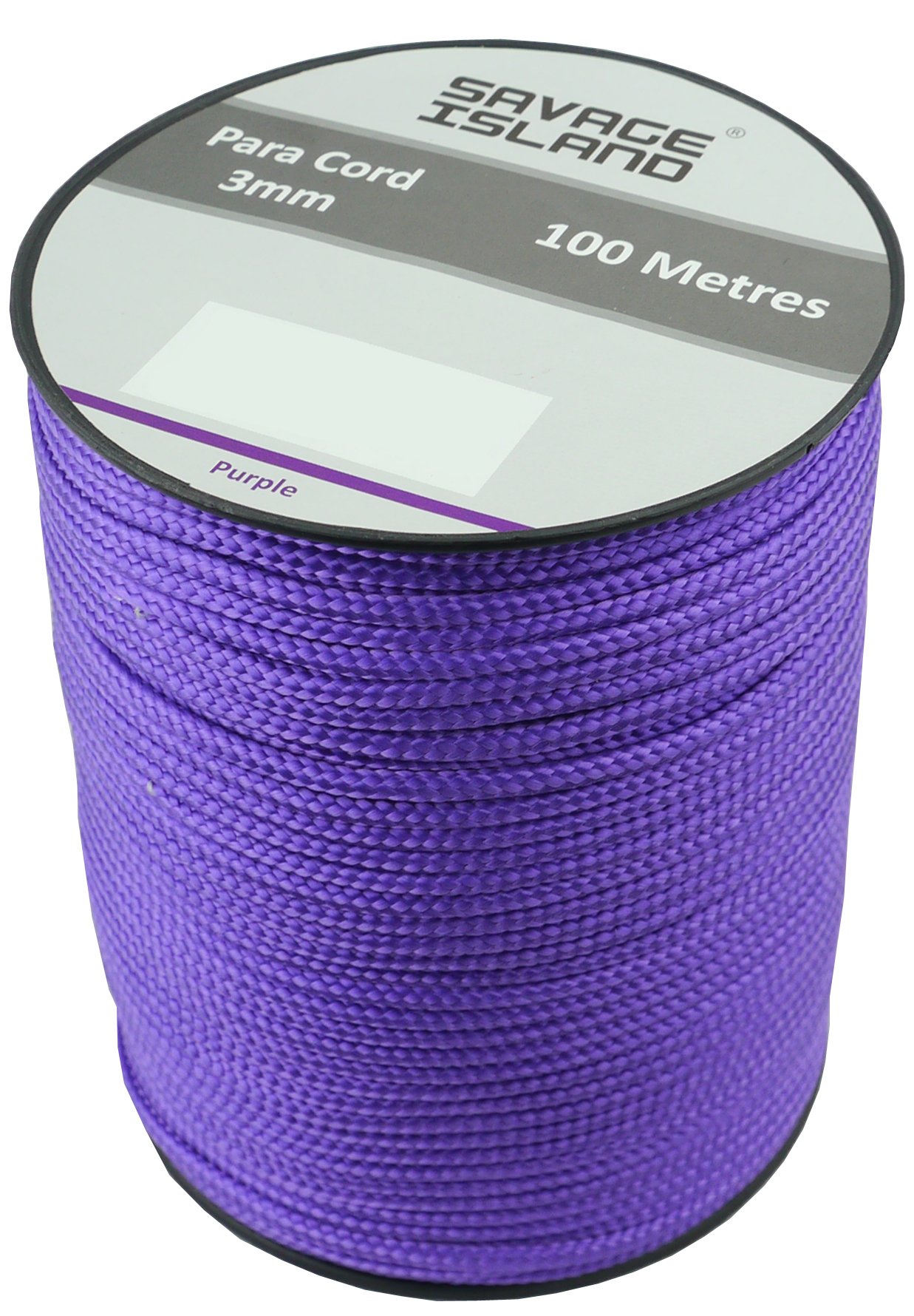 Savage Island 100m Reel Paracord 3mm, 30+Colors | Ideal for Crafting, DIY, Camping, Survival, Outdoor, Gadren | Tactical Cord Rope Roll