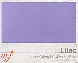 M & J Plain Lilac Polycotton Fabric 45 Inch Wide 112 cm 1 Metre view 2