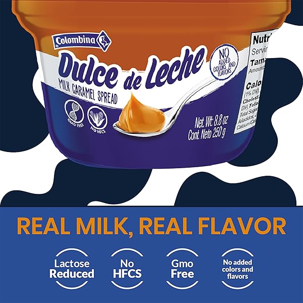 COLOMBINA DULCE DE LECHE, CARAMEL SAUCE, 8.8 OZ (PACK OF 1)