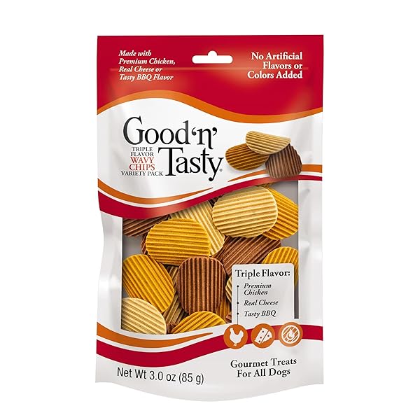 GOOD’N’FUN GOOD ‘N’ TASTY TRIPLE FLAVOR WAVY CHIPS,...