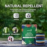 TANNESS Mosquito Repellent Bracelet 12 Pack Deet-Free 250 Hours Waterproof view 2