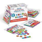 hand2mind Phonics Word-Building Magnetic Tiles, Recognition and Sound Learning for Kindergarten, Phonemic Awareness Manipulatives, Science of Reading Classroom Foam Materials, Set of 6