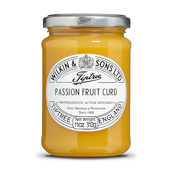 TIPTREE PASSION FRUIT CURD, 11 OUNCE JAR