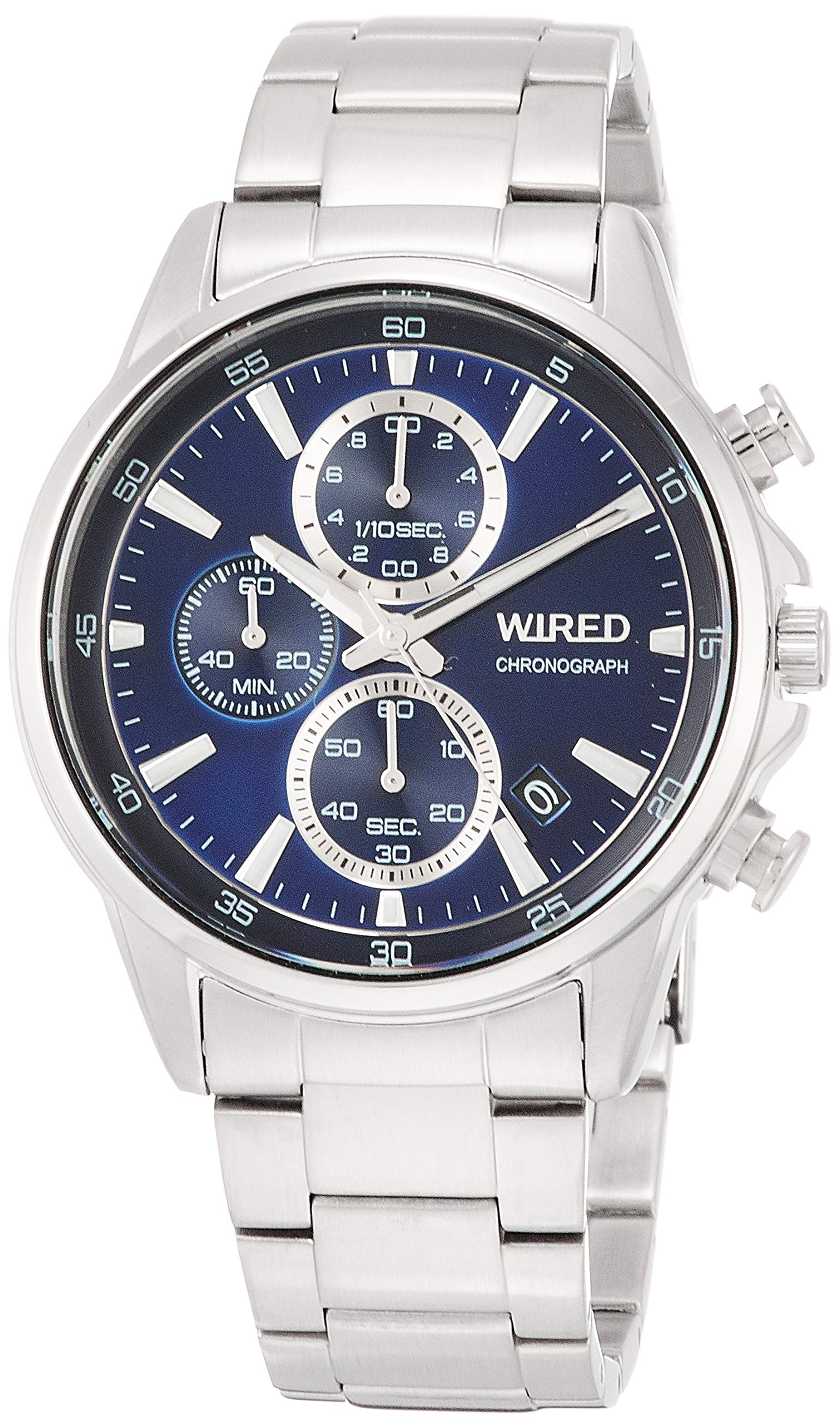 Mua WIRED AGAT423 Men's Wristwatch, WIRED Chronograph, Blue Dial
