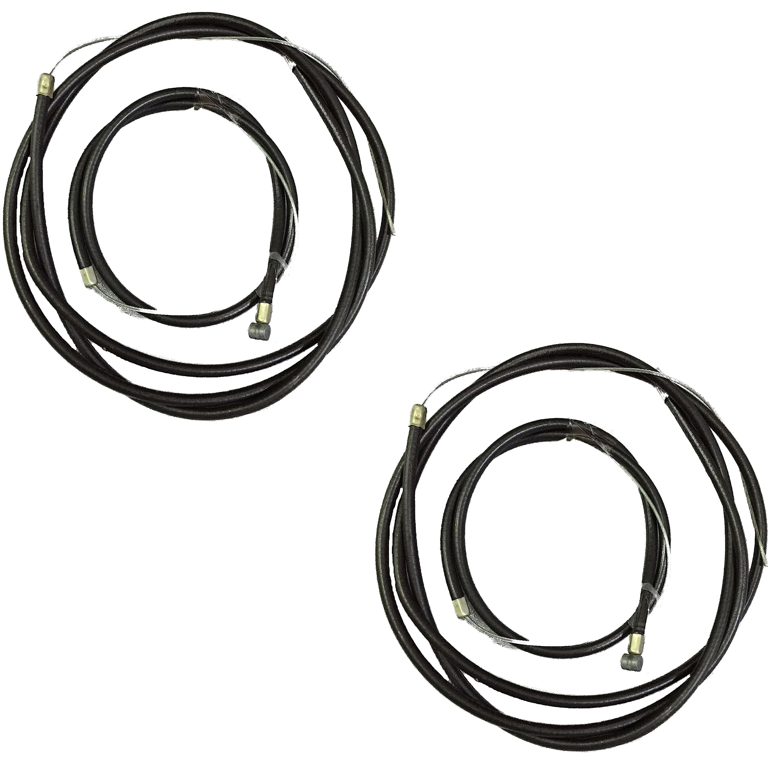 2 Sets of Bike Brake Cable, Universal Standard Bicycle Brake Cable for Road Bike, Mountain Bike MTB Friction Free & Galvanized