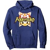 Aggretsuko Dual Personalities Logo Hoodie Pullover Hoodie
