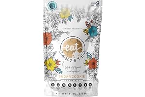 EAT G·A·N·G·S·T·E·R eat G.A.N.G.S.T.E.R. Sugar Cookie Mix - Allergy-Friendly Baking Mix, Grain-Free, No Dairy, Nuts, Gluten, Dairy - For Paleo & AIP Diets, Bake Cookies, Cut-Outs, Fruit Crumbles, Pie Crust & S'mores