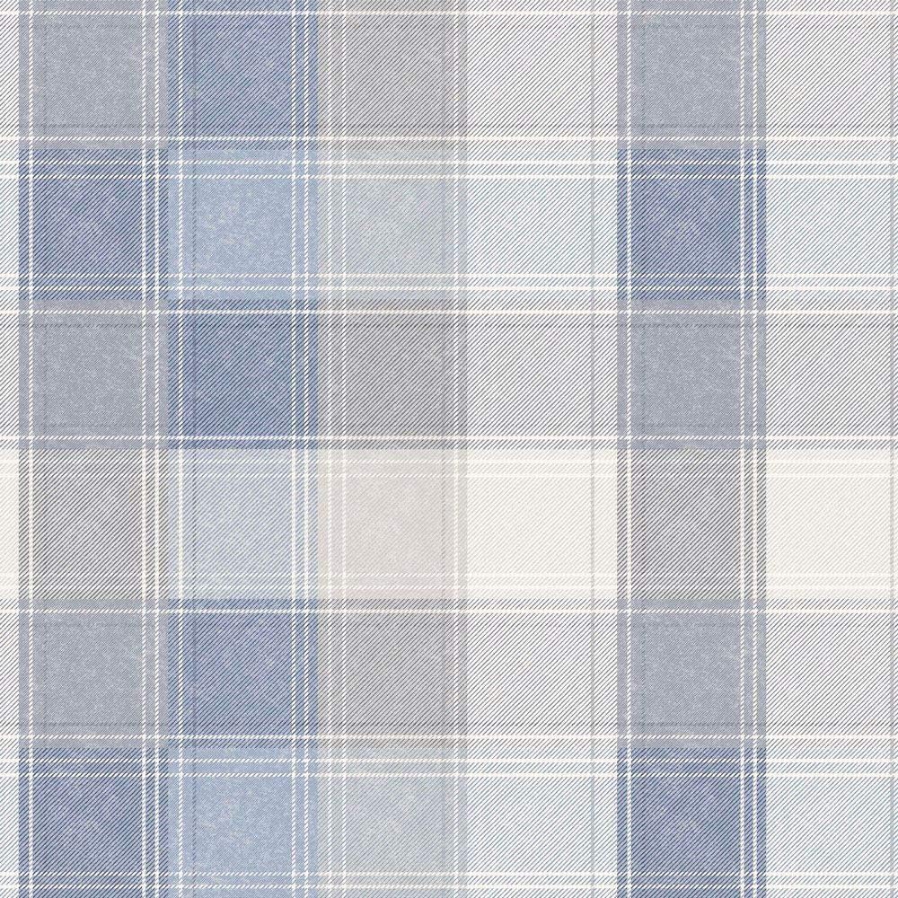 ArthousePaste The Paper Wallpaper Country Check Denim 902808 Full Roll