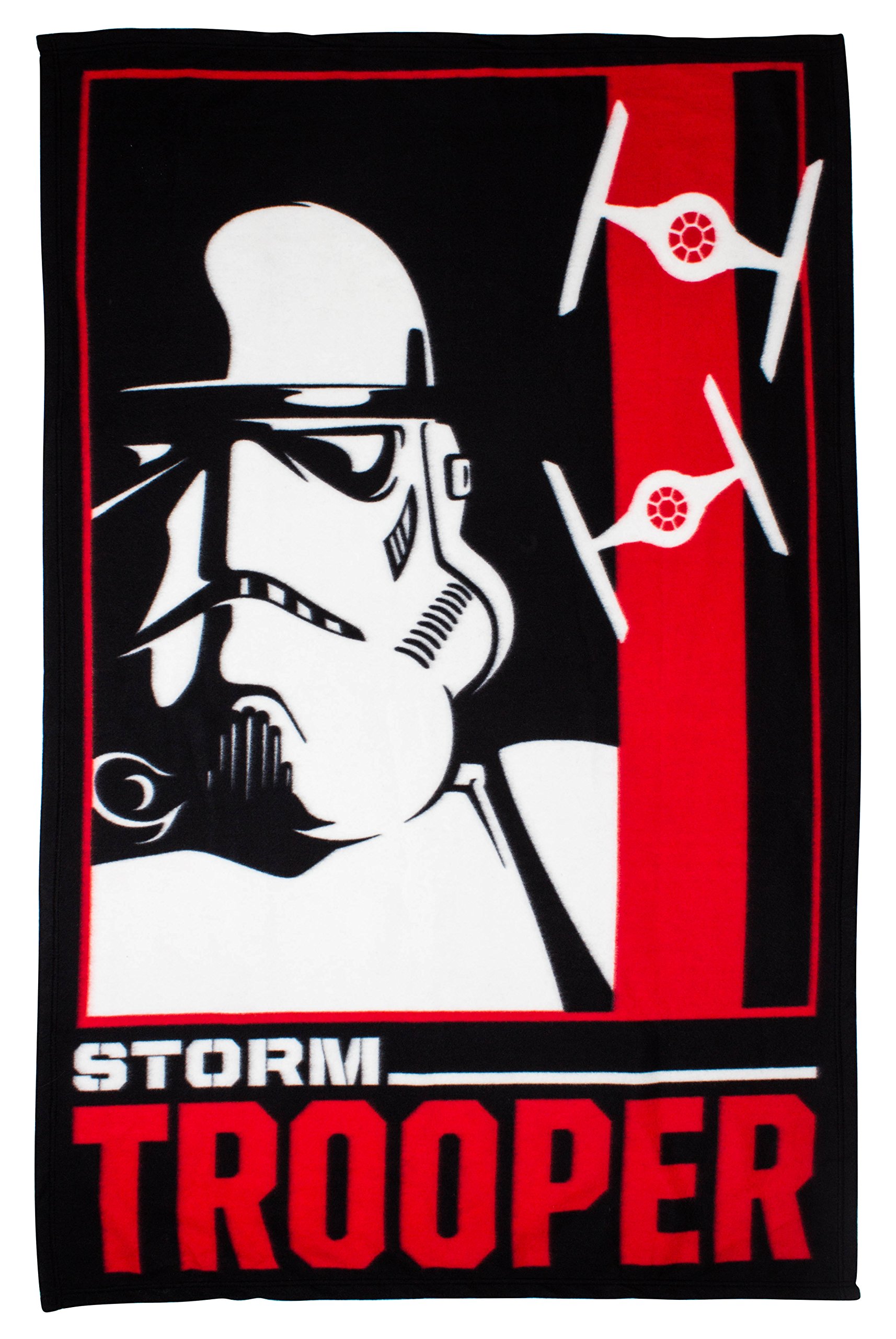 Disney Star Wars Classic Trooper Print Fleece Blanket, Multi-Colour, Large