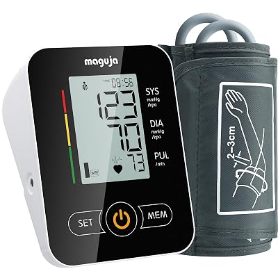 Arm Blood Pressure Monitor,maguja Blood Pressure Machine,BP Monitor Automatic Upper Arm Digital with Blood Pressure Cuff for Home Use