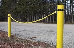 Mr. Chain Plastic Barrier Chain, Yellow, 2-Inch