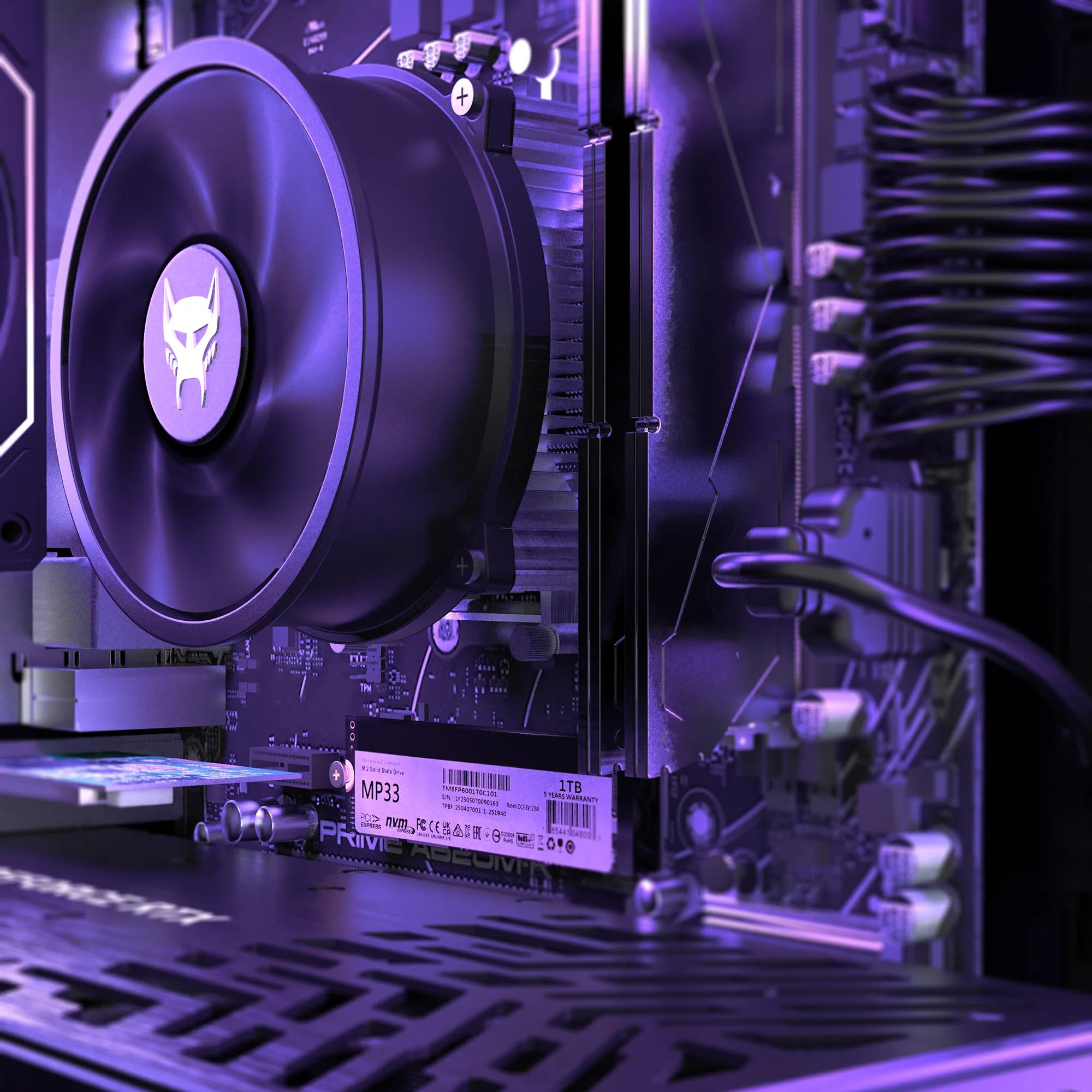 BEASTCOM Q5 Pro Gaming, Gaming PC, AMD Ryzen 9 5900X 12X 4,80 GHz 24 Threads, RTX 3050 8GB, 16GB RAM, 1TB NVMe SSD, HDMI, USB 3.2, WiFi, Win 11 6