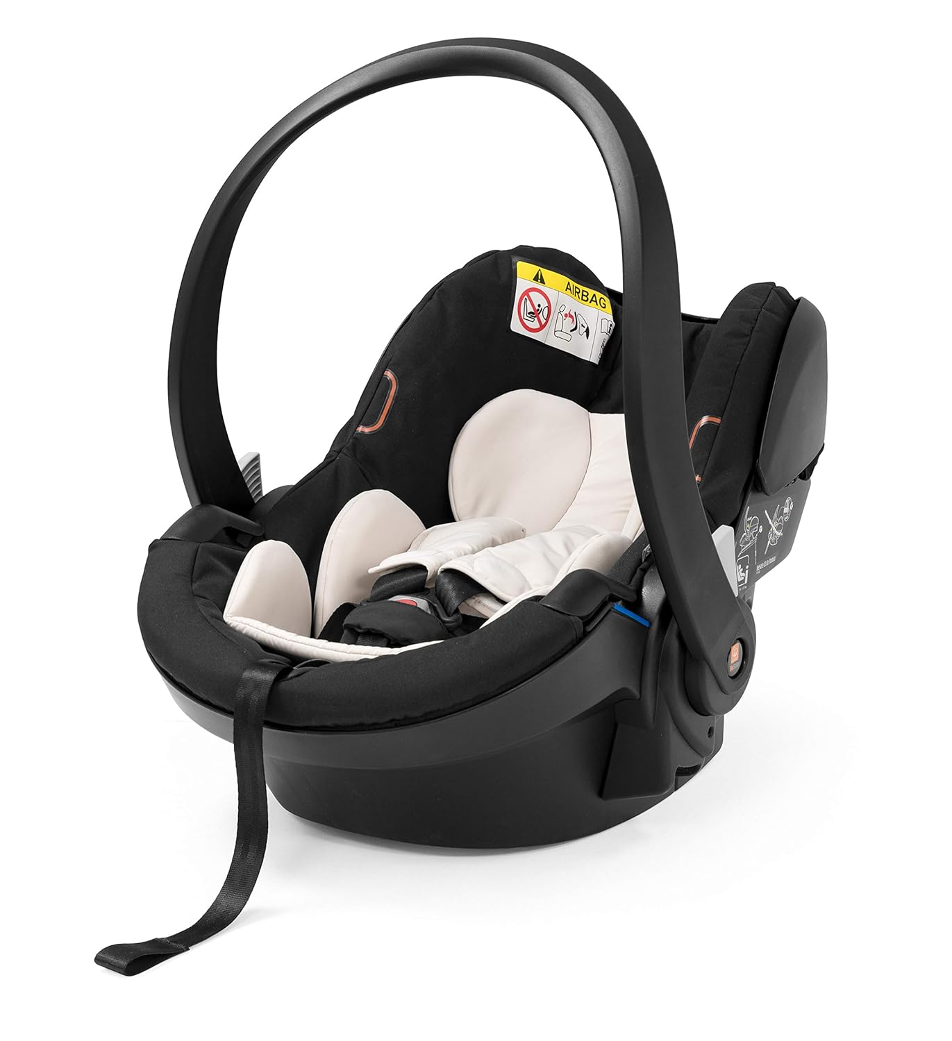 STOKKE® iZi Go Modular X1 by BeSafe - Autokindersitz für Babys von 0-12 Monate - kompatibel mit allen STOKKE® Kinderwagen-Chassis-Modellen - Farbe: Black