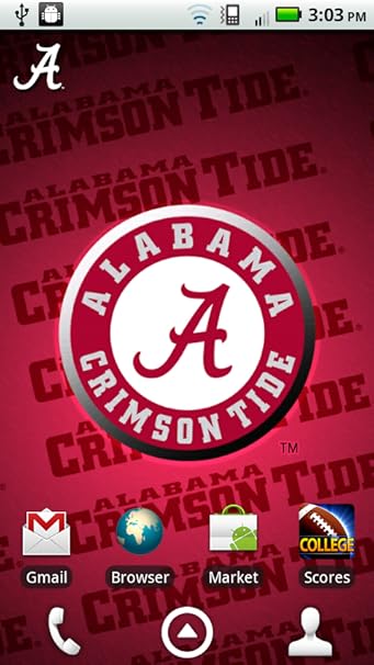 Alabama Crimson Tide Live Wallpaper Blaze