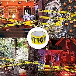 Halloween Decorations Caution Tape, 2Inch x 82Feet