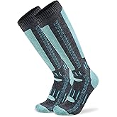 Busy Socks Merino Wool Ski Socks for Men Women, Winter Warm Socks for Skiing, Snowboarding, Outdoor Sports Cold Weather