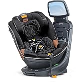 Chicco Fit360 Zip ClearTex Rotating Convertible Car Seat with Fit360 Mirror, 360 Degree Rotation for Rear-Facing and Forward-
