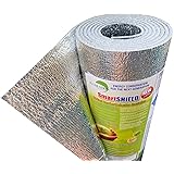 SmartSHIELD -3mm 48"x10ft Reflective Insulation roll, Foam Core Radiant Barrier, Thermal Insulation Shield - Engineered Foil