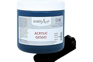 Handy Art Student Acrylic 16 Ounce, Black Gesso