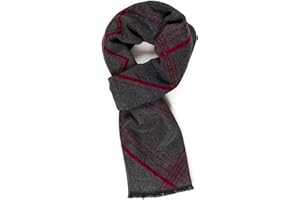 MELIFLUOS DESIGNED IN SPAIN Scarf for Men Reversible Elegant Classic Cashmere Feel Scarves for Fall Winter