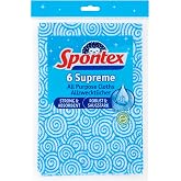 Spontex Supreme All Purpose Cloths, Pack of 6