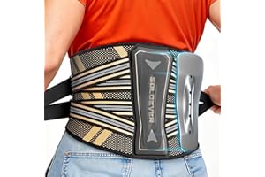 SOLOEVER Ultra Breathable Back Brace for Lower Back Pain Relief,[Medical Grade & Copper Infused] Lumbar Support Belt with Bionic Support System, Adjustable Back Support Brace for Sciatica,Herniated Disc,Men&Women