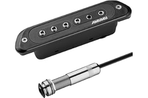 AMUMU SP60 Acoustic Guitar Pickup Humbucker Magnetic Passive Soundhole Pickup for Acoustic guitar Black