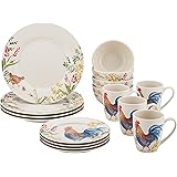 Amazon.com: Cuisinart CFE-01-FR20 20-Piece Flatware Set, French Rooster