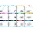 Yearly Wall Calendar 2025 - Large Yearly Calendar 2025, Jan 2025 - Dec 2025, 25.2" x 38.2" (Open), 2025 Calendar, Large Wall Calendar 2025, Full Year Paper Calendar with Notes, Thicker Paper - Multi