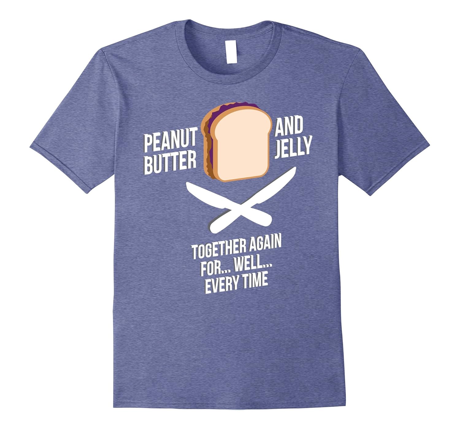 Peanut Butter and Jelly tshirt PB J tshirt funny joke teeCD Canditee