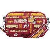 FOCO NFL womens Nfl Team Logo Repeat Retro Print Nylon Crossbody Bag