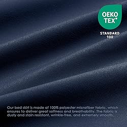 FreshCulture Elastic Wrap Around Bed Skirt - Easy
