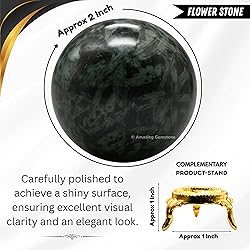 Amazing Gemstone Flower Stone Crystal Ball with