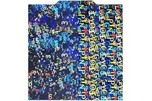 HysiPrui 3D Printer 250x250mm Qidi Q1 Pro Build Plate Platform Double Sided H7H Smooth Surface Build Plate Sheet with Digital and Letter, Flexible Removable Heated Bed Platform Mat for Ankermake M5