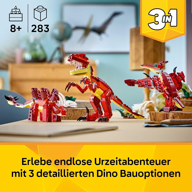 Creator 3in1 Wilder Dinosaurier 31379