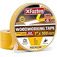XFasten Double Sided Woodworking Tape, 1-Inch by 36-Yards, 3-Pack - Double Face Woodworker Turner's Tape for Wood Template, R