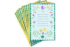 Hallmark Dayspring Pack of Religious Easter Cards, Blessings (10 Cards with Envelopes)