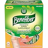 Benefiber Fiber Supplement, Strawberry Lemonade, On The Go Stick Packs, 36 Count