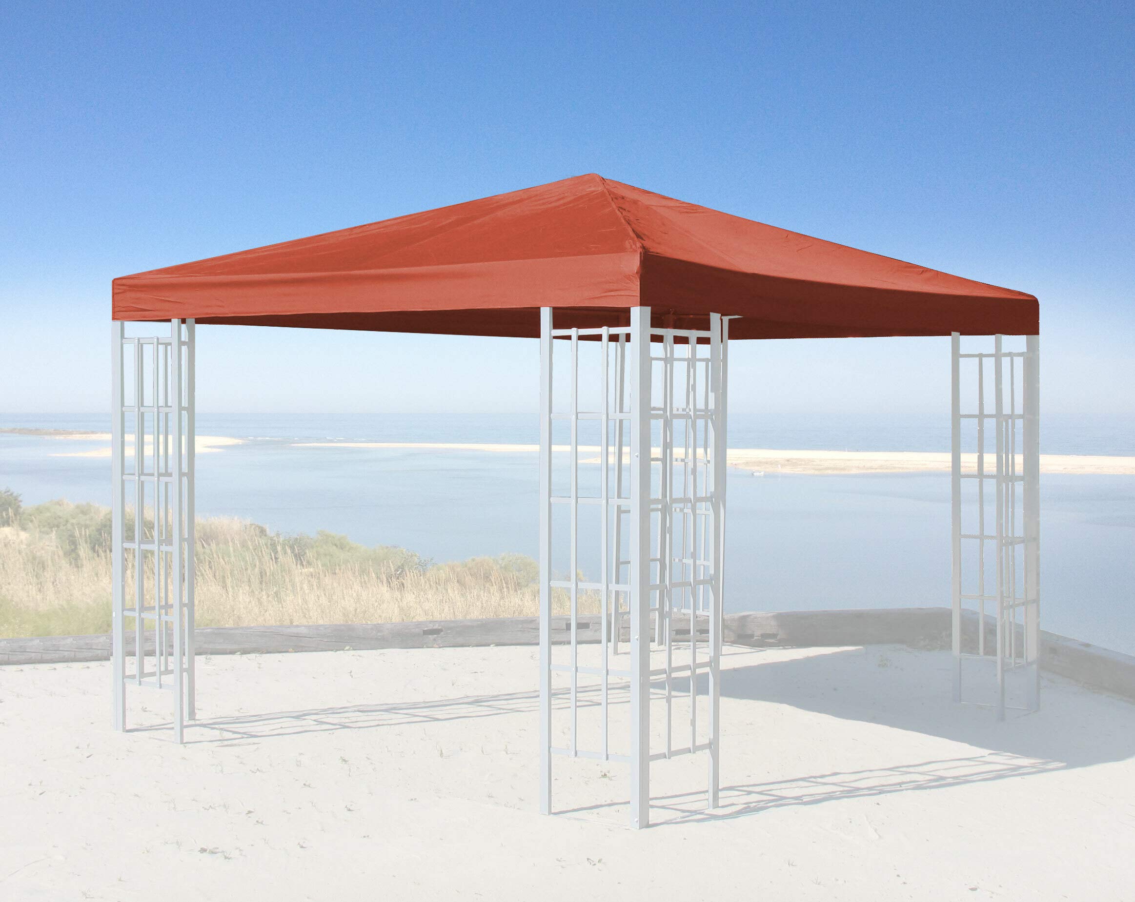 Quick-Star Replacement Roof for Rank Gazebo 3 x 3 m Terra Replacement Cover Gazebo Roof