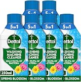 Dettol Washing Machine Cleaner Spring Blossom 1.5L 6 x 250ml Antibacterial