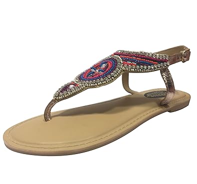embellished flip flops uk