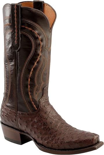 botas lucchese de avestruz