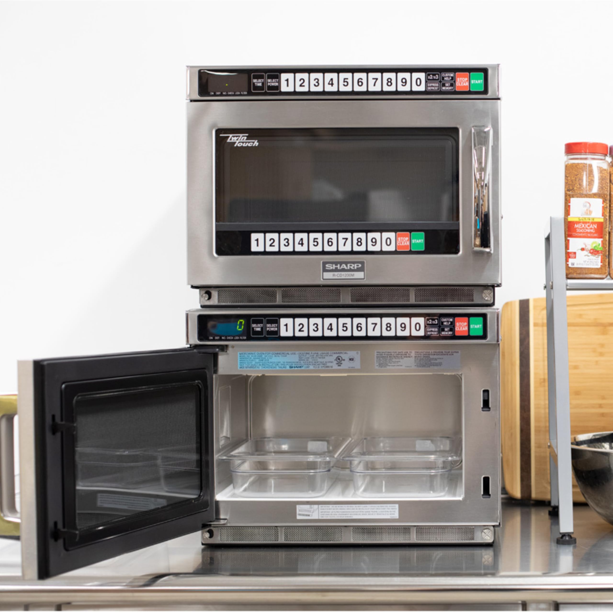 Sharp R-CD1800M Commercial Microwave, Silver