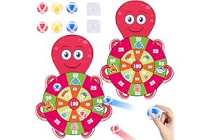 CHIAZLLTA 2 PCS Under The Sea Theme Party Games Ocean Dart Board Throwing Game for Kids Excellent Indoor/Sport Outdoor Play and Merry Christmas