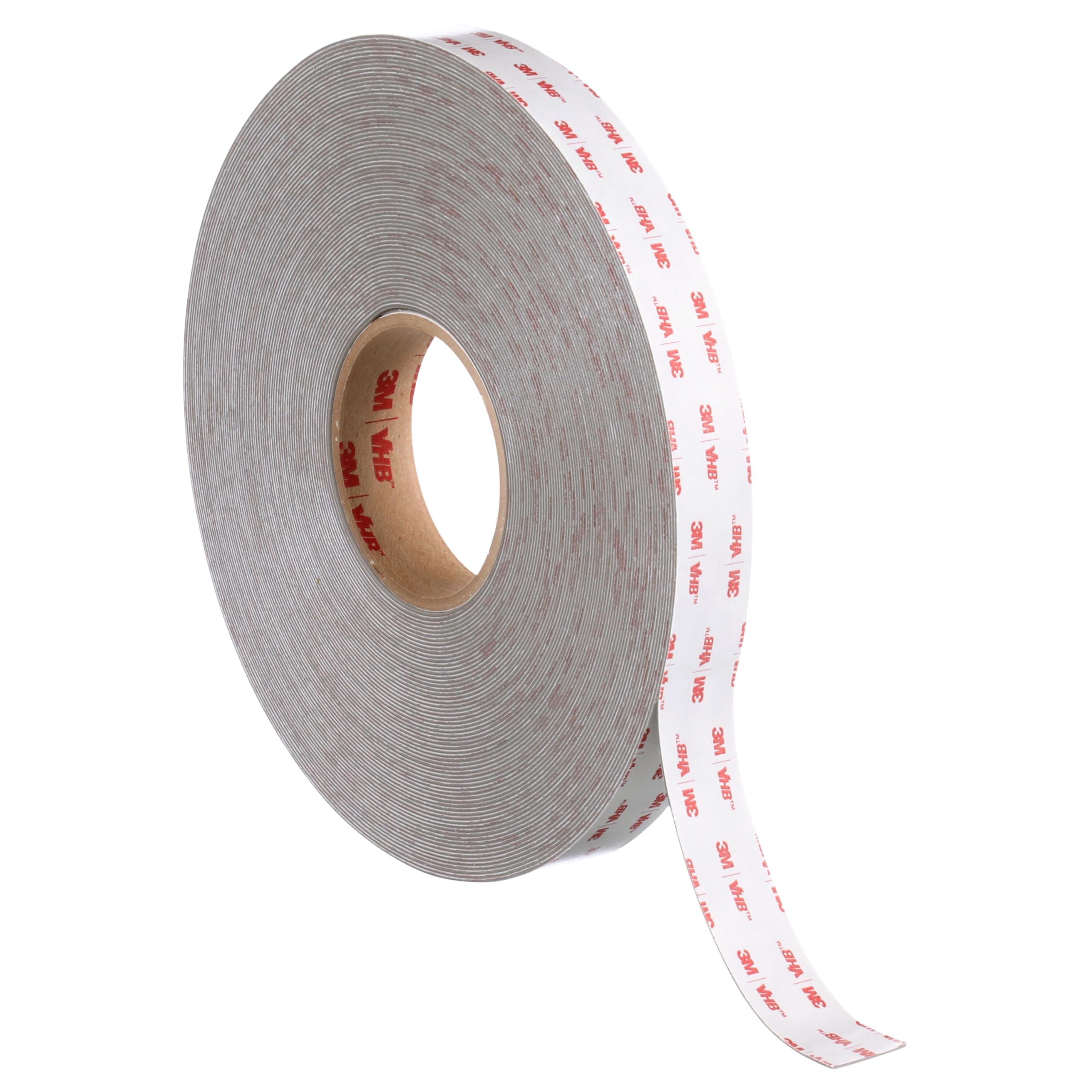 VHB 3M 4941P, Double Sided Foam Tape - Excellent Adhesion to Most Metals, Polycarbonate and ABS - Grey, 19 mm x 3 m, 1.1 mm (1 Roll)