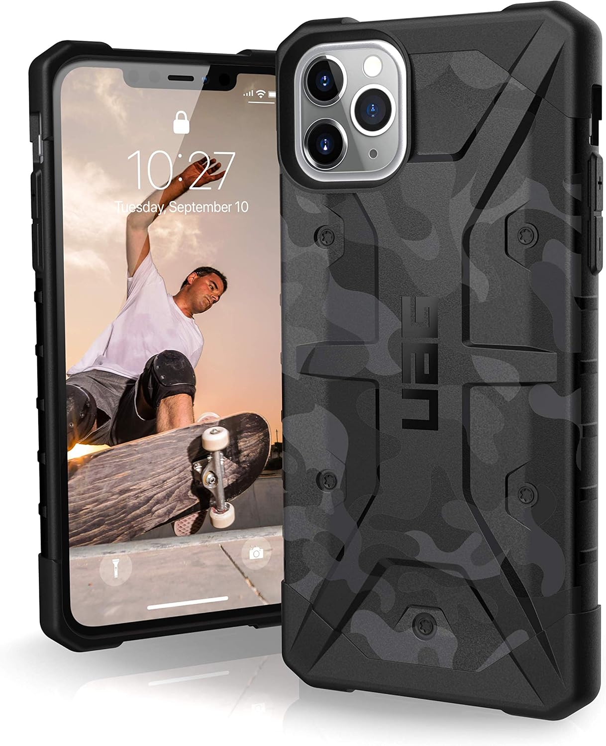 UAG Designed for iPhone 11 Pro Max [6.5-inch Screen] Pathfinder SE Feather-Light Rugged [Midnight Camo] Military Drop Tested iPhone Case