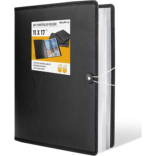 Sac Portefeuille D'artiste Nicpro - 50,8 X 66 Cm, Nylon étanche - Pour œuvres D'art, Affiches, Croquis - 10