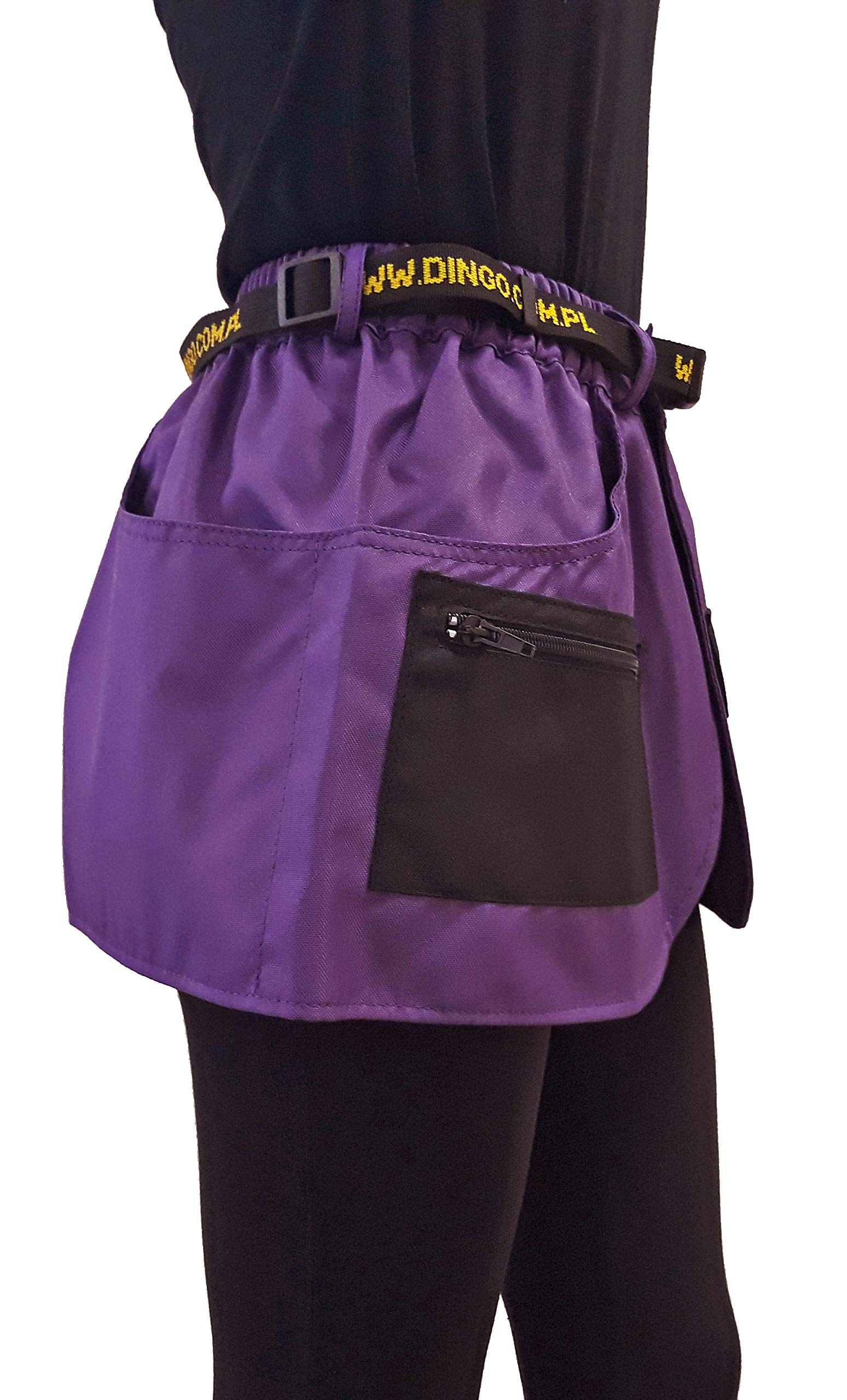 DINGO Dog Training Belt for Sports, Agility, Fetch, Obedience, Heel Command Lessons, Nosework, Behaviour Teaching, Trainer Belt Many Pockets Violet Vibes XL 16465-2